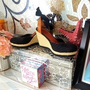 Black GAP Grosgrain Espadrilles